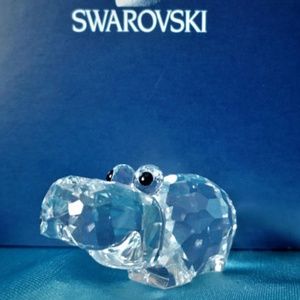 SWAROVSKI Hippo Charm Retired 1995